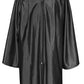 GradPlaza Shiny Choir Robe Kindergarten Preschool Graduation Gown Shiny Graduation Gown for Kids Black Size 30