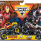 Monster Jam Twin Pack Original Monster Trucks, Marvel Superhero Design, 1:64 Scale, Multi-coloured, Assorted Truck Pairs, Ages 3+