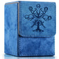 Promaxibinder Mtg Commander Deck Box, Fits 100 Single Sleeved Cards, Strong Magnet Magic Gathering Deck Box, Pu Leather Trading