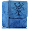 Promaxibinder Mtg Commander Deck Box, Fits 100 Single Sleeved Cards, Strong Magnet Magic Gathering Deck Box, Pu Leather Trading