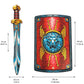 Liontouch Roman Legionary decorative replica blade & Shield | Historical Combat Toy Set for Childrens Pretend Play As A Soldier in Ancient Rome | Safe  & Battle protective covering for Dress Up & Gladiator Costumes for Kids