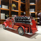 Parsaho Fire Truck American Antique Decorative Firetruck Model Statue Figurine Retro Style Handcraft Gifts Collectibles