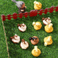 Deekin 100 Pcs Mini Rubber Ducks - 2 Inch Floating Horse Party Favors for Birthdays, Showers, and Cruises - Small, Multi-Color