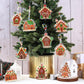 Beeveer 30 Sets Christmas Gingerbread House Suncatchers Window Art Kits, DIY Suncatchers Bulk Crafts Paint Your Own Window Ornam