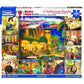 White Mountain Puzzles Hollywood Murder Mystery 1000 Piece Jigsaw Fun Collage Puzzle