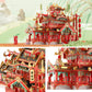 Piececool 3D Puzzles For Adults Metal Model Kits, Chinese Ancient Reataurant 3D Metal Puzzle, Traditional Architecture Building Puzzle Diy Toys, Great Gift Idea-215 Pcs