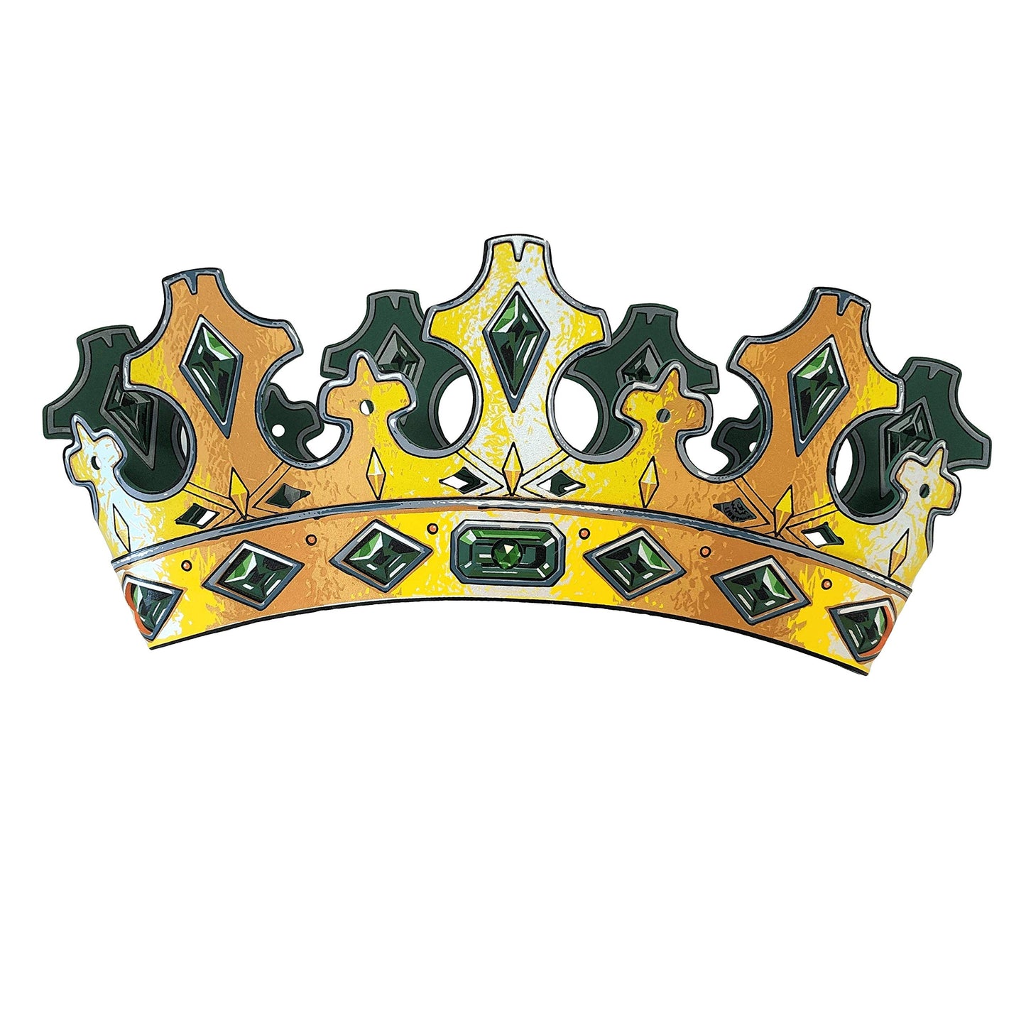 Liontouch - Kingmaker Crown | for Kids Aged 3+ Years - Size Adjustable | Medieval Pretend Play Toy for Boys in Durable Foam | Ro