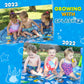 Splashez 3-In-1 Splash Pad, Sprinkler For Kids & Baby Pool For Learning – Toddler Sprinkler Pool, 60’’ Outside Water Toys – “From A To Z” Outdoor Play Mat For Babies & Toddlers