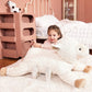 IKASA Large Sheep Plush Toy - 30" Jumbo Soft Stuffed Animal, Cute Polyester Lamb for Kids, Model 6636612