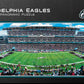 Masterpieces 1000 Piece NFL Philadelphia Eagles Jigsaw Puzzle - Panoramic 13"x39" - Cardboard, Team Color