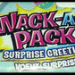 Playjoy Easter Egg Wack-a-Pack Balloon Surprise - 4 Self-Inflating Foil Balloons, Green, Pink, Yellow, Various Designs