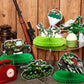 9 Pieces Army Party Decorations Camouflage Birthday Party Decorations Military Honeycomb Centerpieces for Tables Decorations for