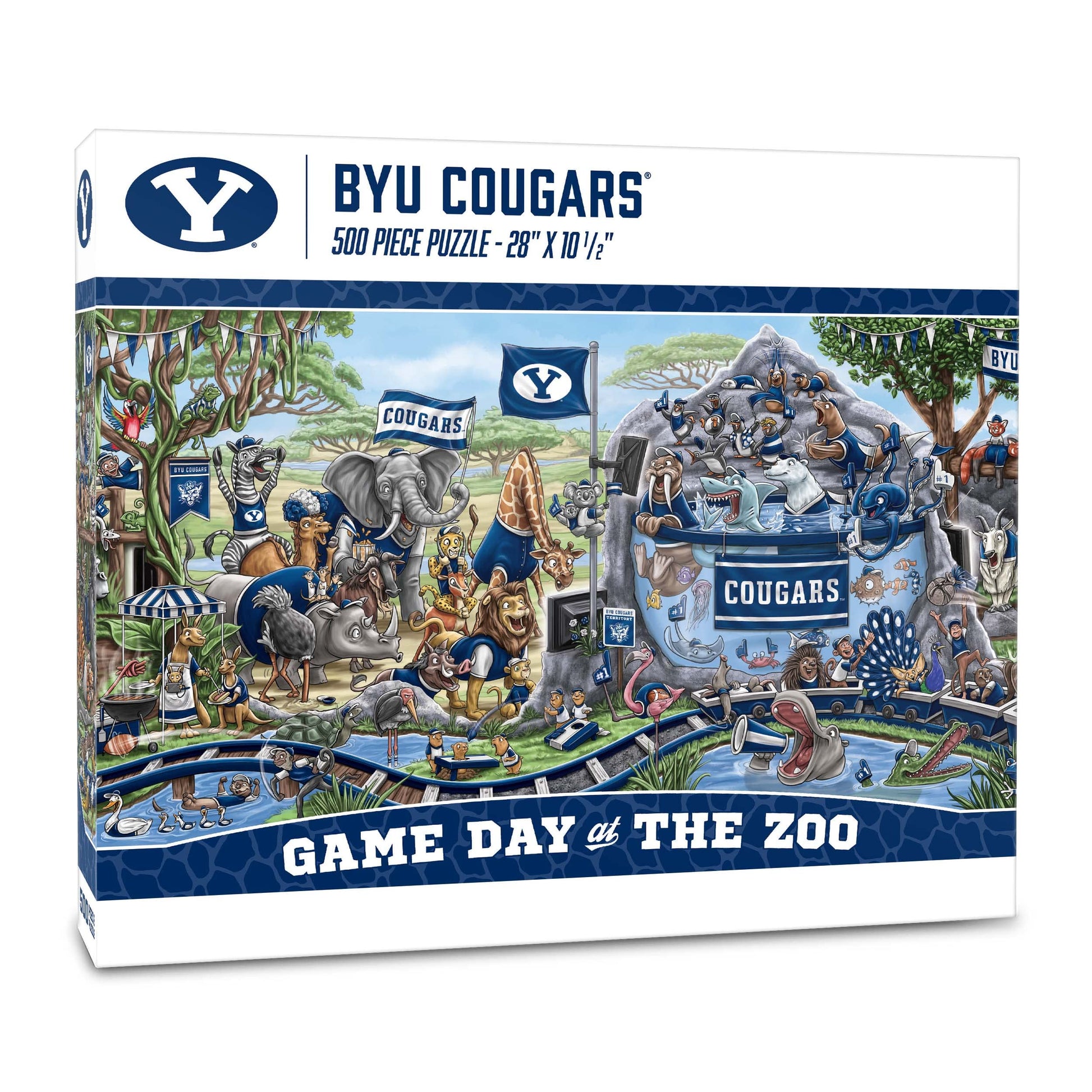 YouTheFan NCAA BYU Cougars Game Day at The Zoo 500pc Puzzle