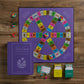 WS Game Company Trivial Pursuit Vintage Bookshelf Edition, Purple, Model 44419, Linen Material