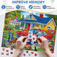 500 Piece Puzzle for Adults,Family Car Wash Puzzles for Adults Kids Elderly,Recycled Cardboard Weekend Life Puzzles 500 Piece,Ch