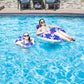 Poolmaster Mommy And Me Inflatable Baby Pool Float And Swimming Pool Lounge, 2 Piece Set, Blue