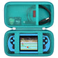 Elonbo Carrying Case Compatible with TaddToy 16 Bit Handheld Game Console for Kids mature-themeds  Classic Retro Video Games Travel Storage Cover Bag  Portable Electronic Game Player Holder  Green+Green