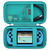 Elonbo Carrying Case Compatible with TaddToy 16 Bit Handheld Game Console for Kids mature-themeds  Classic Retro Video Games Travel Storage Cover Bag  Portable Electronic Game Player Holder  Green+Green