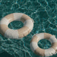 Business & Pleasure Co. Classic Pool Float - Vintage Inflatable Pool Ring For Kids - Dusty Pink - S/M