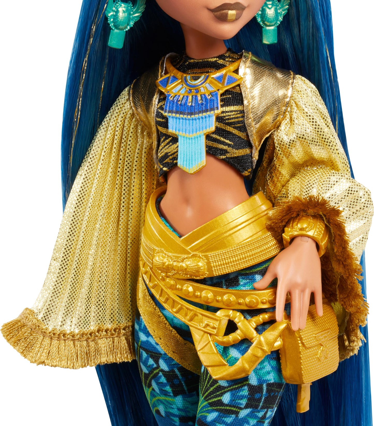 Monster High Monster Fest Doll, Cleo De Nile With Glam Outfit & Festival-Themed Accessories Like Snacks, Band Poster, Statement Bag & More