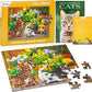 Dementia Puzzle 63 Large Pieces Jigsaw – Cats & Flowers