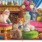 Roseart - Kodak Premium - Kittens By The Fireplace - 3000 Piece Jigsaw Puzzle For Adults