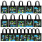 BANBALLON 20 PCS Video Game Party Favor Bags Gamer Gift Bags Treat Gift Bags for Kids Game On Birthday Party Video Game Theme Pa