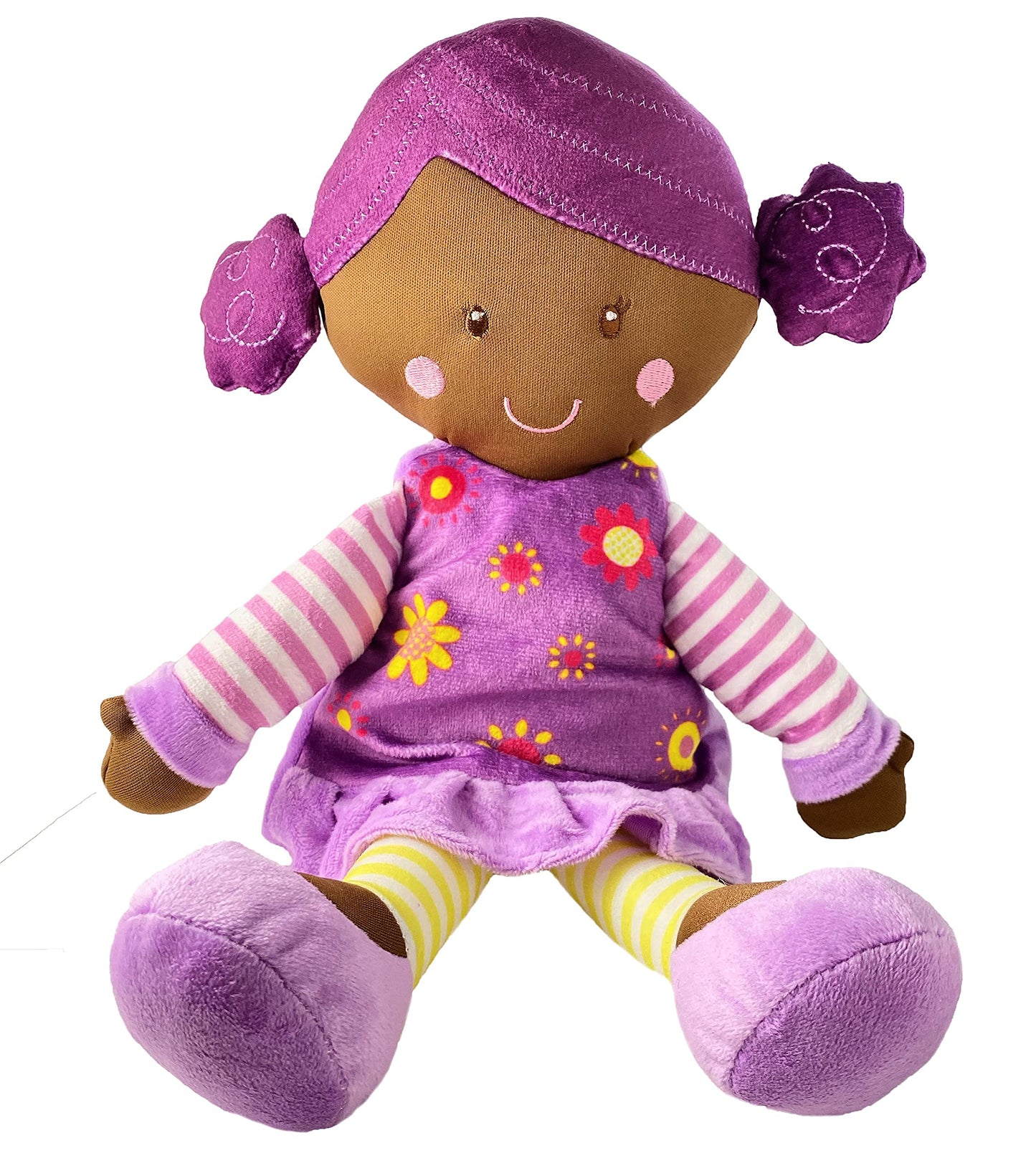 Brown Sugar Black Baby Doll African American Plush - 15'
