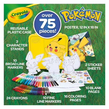 Crayola Pok  mon Art Case