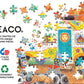 Ceaco - Happy Camper - Canyon Camper - Oversized 300 Piece Jigsaw Puzzle
