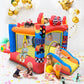 Culaluva Inflatable Bounce House: Bouncy Castle 2-in-1 with Slide for Kids Aged 3-6 - with 370W Blower & Storage Bag - Indoor Ou