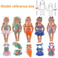 18-Inch Doll Swimwear 9-Piece Set - Seaside Pretend Play with Quick-Dry Tails & Bathing Suits | Beach & Pool Accessories for Gir