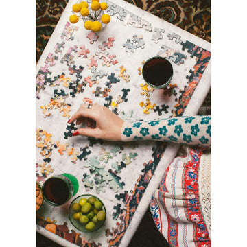 Piecework Puzzles Meta Puzzle 1000 Piece Puzzle For Adults, Challenging Jigsaw Puzzle With Puzzle Imagery, Soft-Touch Puzzle Gif