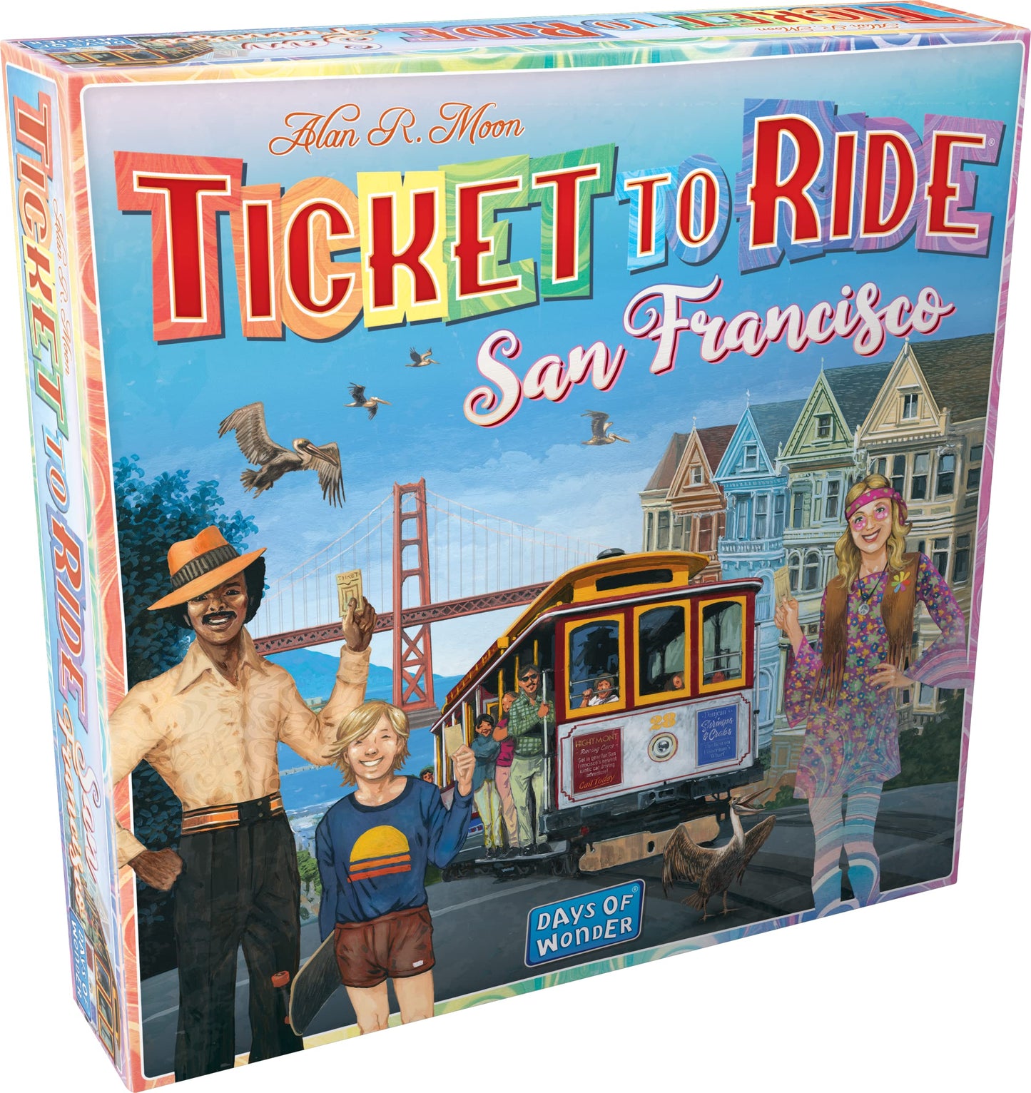 Asmodee Ticket to Ride San Francisco Board Game - Fast-Paced Railway Adventure in The City by The Bay! Fun Family Game for Kids & mature-themeds  Ages 8+  2-4 Players  10-15 Minute Playtime
