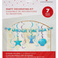 American Greetings Mermaid Party Supplies, Banner Decoration Kit (7-Count)