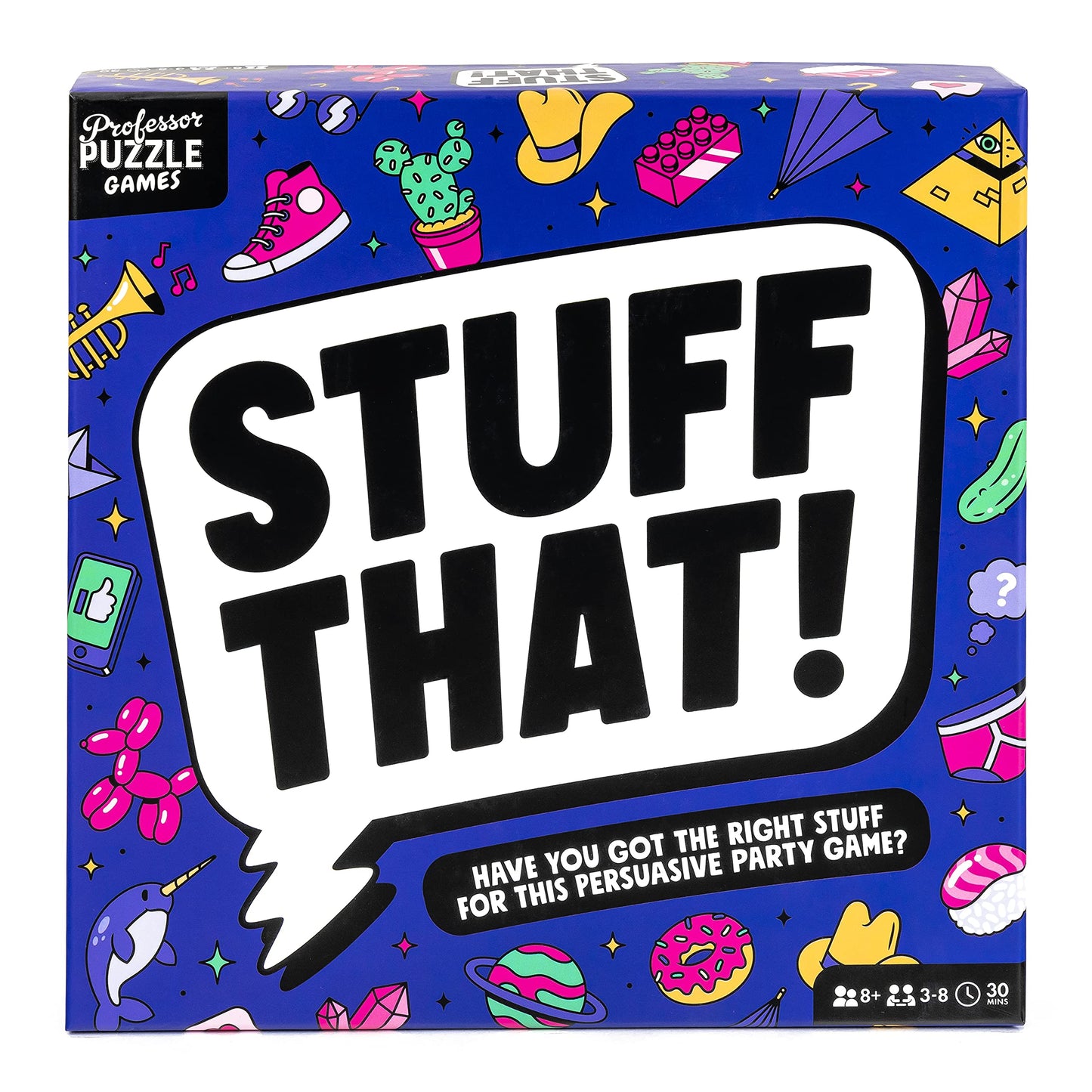Stuff That! By Professor Puzzle Games - Family Friendly Card Game Of Creative Thinking/Bluffing! - Card Game For All Ages.