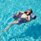 Extra Large Inflatable Pool Floats For Adults - Oversized Floating Lounger Hammock With Soft Fabric Cover & Mesh Bottom, Sofa-St
