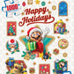 Super Mario Happy Holidays 1000 Piece Jigsaw Puzzle | Collectible Holiday Puzzle Featuring Mario, Princess Peach, Bowser, Yoshi,