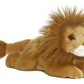 Aurora® Adorable Miyoni® Lion Stuffed Animal - Lifelike Detail - Cherished Companionship - Brown 11 Inches