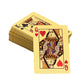 American Coin Treasures Ben Franklin Gold Foil Playing Cards, Small, Plastic, Model 13781