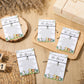 Thyle 50 Sets Baby Shower Favors For Guests 50 Adjustable Bracelets With 50 Message From The Bump Card Footprints Charm Baby Sho