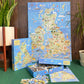 Jigsaw Puzzles 1000 Pieces For Adults - Great British Isles And Ireland Puzzle - 1000 Piece Puzzle For Adults And Kids - British Souvenirs And Gifts By Bopster
