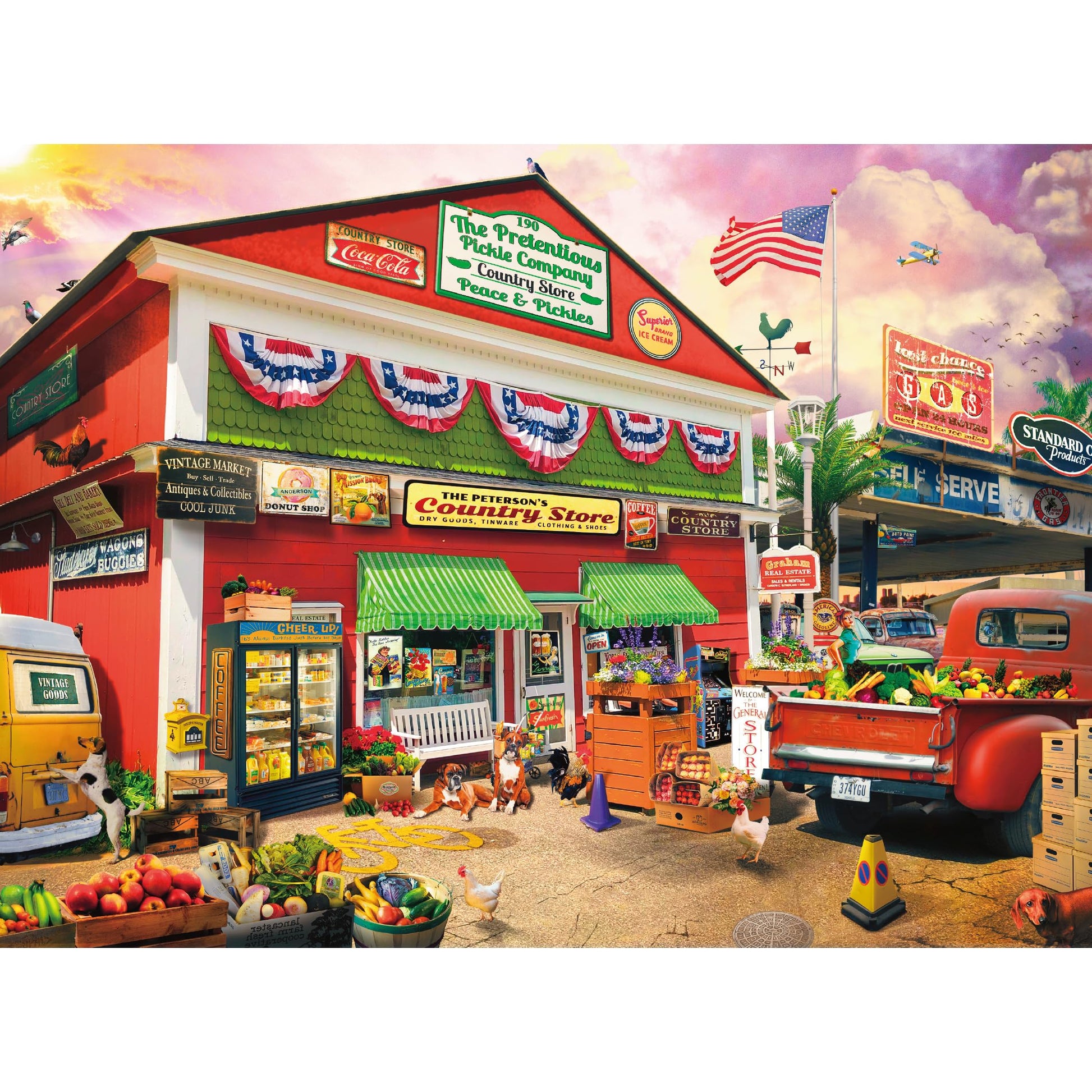 Lavievert Jigsaw Puzzle 500 Piece Puzzle For Adults And Kids - Country Store