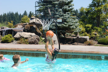 S.R. Smith S-Bask-Ch Swim N' Dunk Salt Friendly Challenge Basketball Game, Black