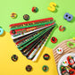 Frienda 60 Pcs Juneteenth Party Favors June 19th Slap Bracelets and Badge Pins for Kids Freedom Day Party Supplies Bulk Snap Wri