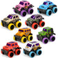 Neureyte 8 Pack Die-Cast Mini Monster Truck For Boys And Girls,Pull Back Alloy Trucks Toy,Mini Pull Back Cars,Die-Cast Race Cars