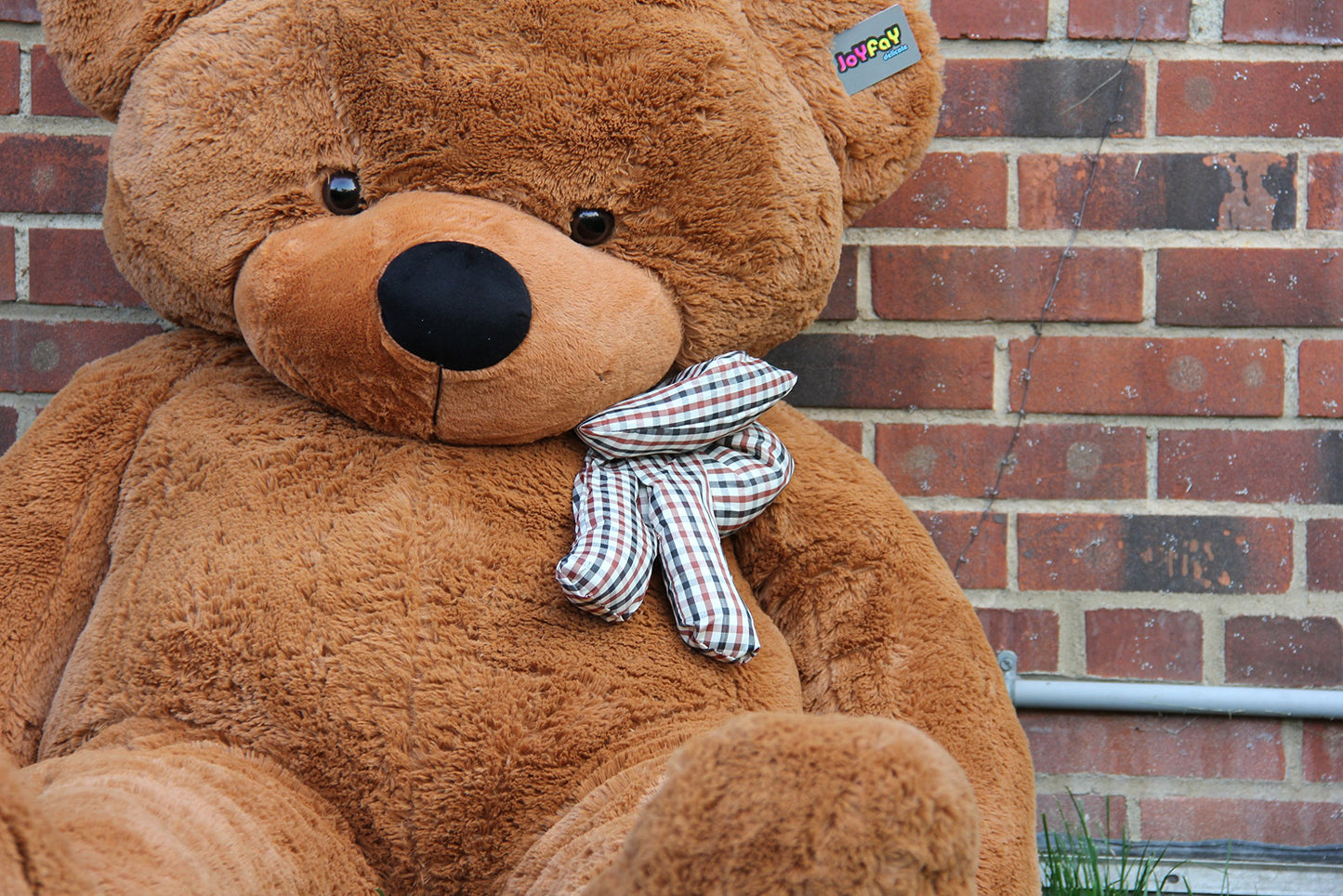 Joyfay Giant Teddy Bear 78" Soft Plush Toy - Dark Brown Valentine’s Gift