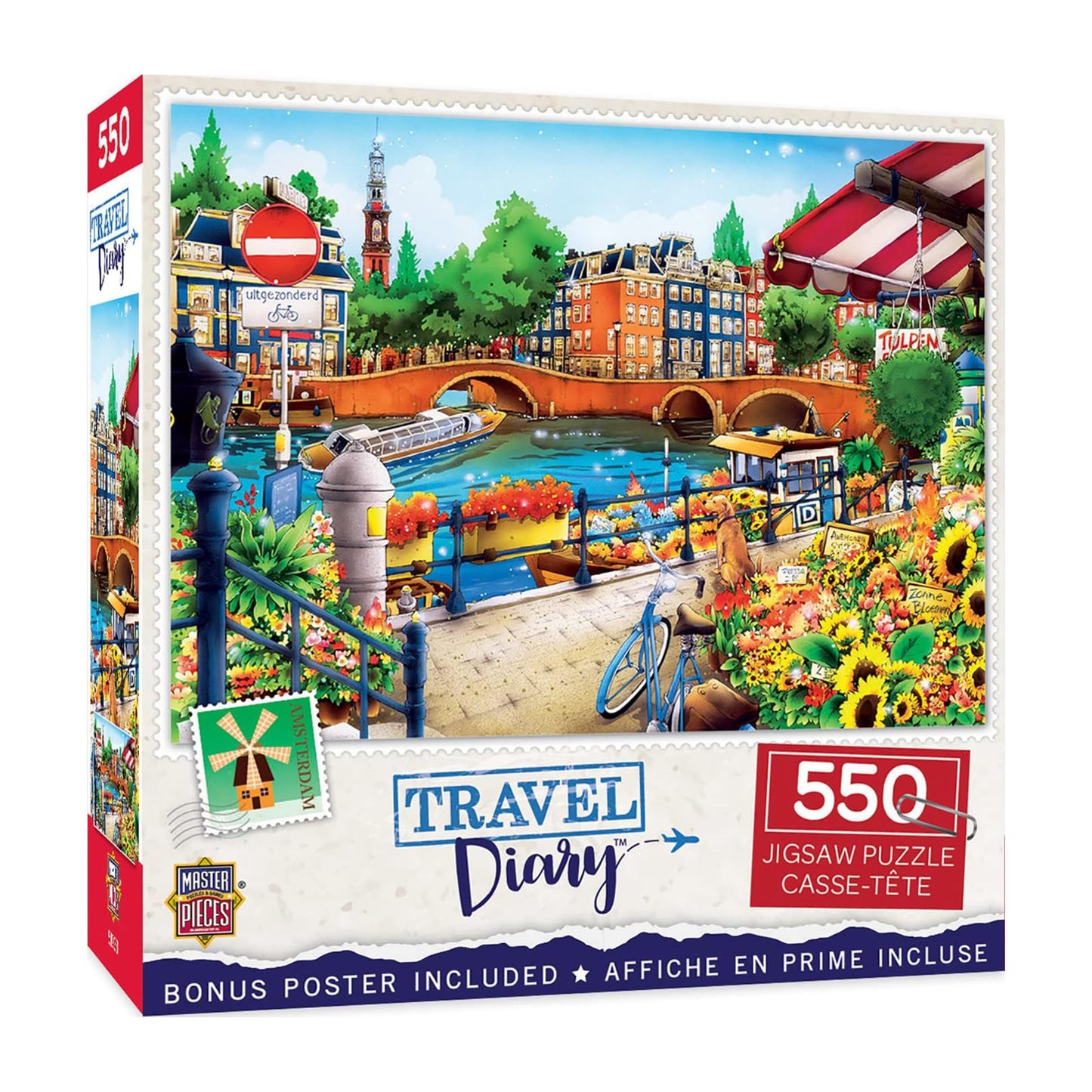 Amsterdam 550 Piece Jigsaw Puzzle