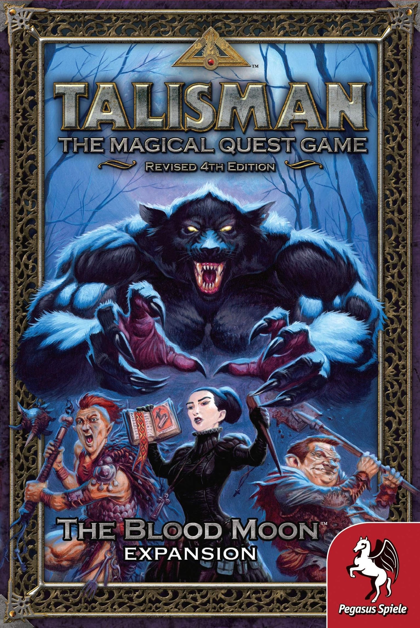 Pegasus Spiele Talisman: The Blood Moon Board Game, Blue, Model 56207E, Cardboard