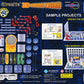 Snap Circuits 3D Illumination Electronics Exploration Kit | Over 150 Stem Projects | Full Color Project Manual | 50 Parts | Stem